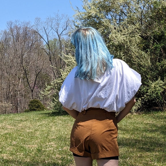 Coquette balloon style white puffy blouse - Picture 4 of 7